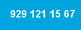 929 121 15 67 929 121 15 67
